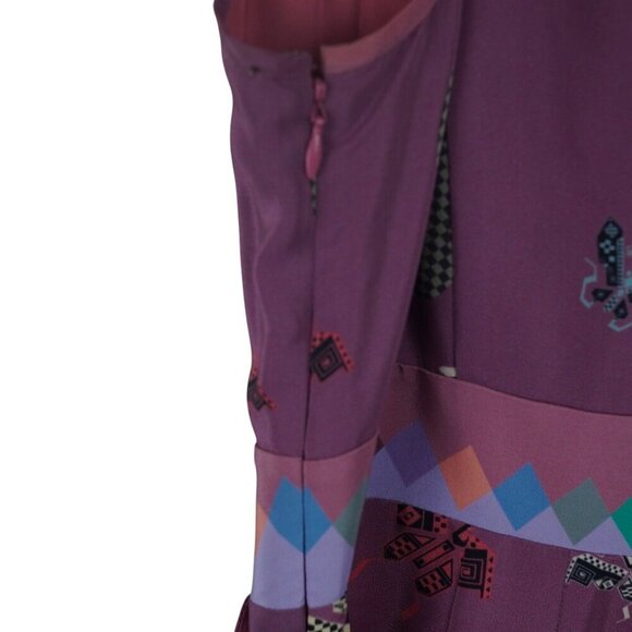 Heyhoe Anthropologie Womens Silk Sleeveless Dress With‎ Butterfly Print Size 6 - Picture 8 of 8